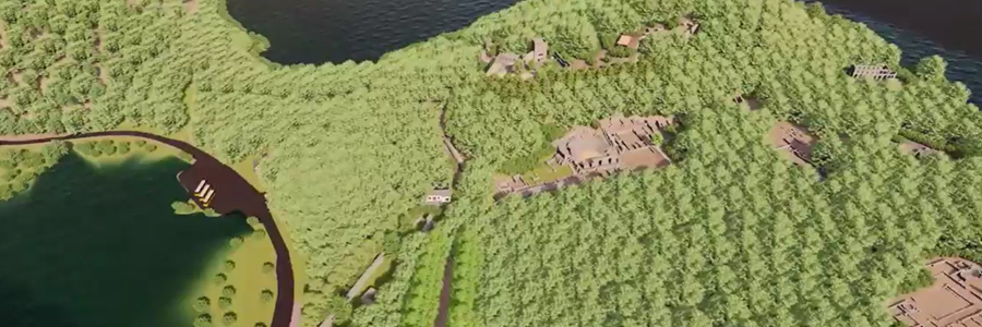Modeli realistik 3d i parkut arkeologjik Butrint
